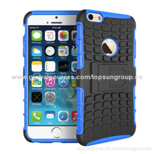 2-in-1 Armor Cases for iPhone 6 with Stent